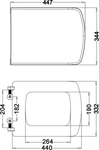 Isvea SOLUZIONE WC sedátko, Soft Close, bílá (Purity) 40S30700I