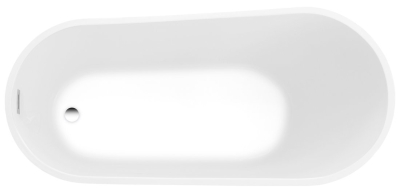 Aqualine TISA volně stojící vana, 170x80cm, bílá E1780