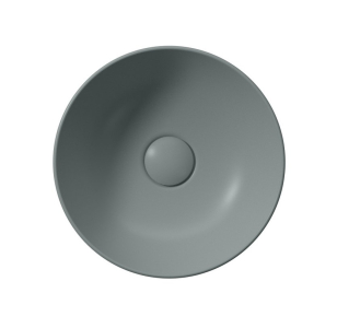 GSI PURA keramické umývátko na desku, průměr 32cm, agave mat 885404