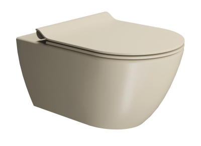 GSI PURA závěsná WC mísa, Swirlflush, 36x55cm, creta dual-mat 881508