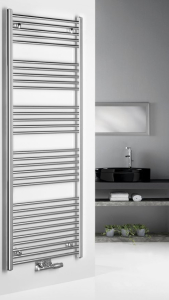 Aqualine ALYA otopné těleso rovné 600x1785mm, středové připojení, chrom LLS306