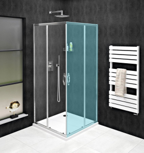 Gelco SIGMA SIMPLY sprchové dveře posuvné pro rohový vstup 900 mm, čiré sklo GS2190