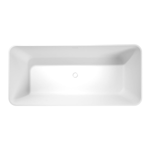 Polysan LEYLA volně stojící vana, solid surface 170x78x55cm, bílá mat 92530