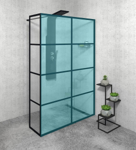 Gelco CURE BLACK přídavný panel 350mm, čiré sklo CB350