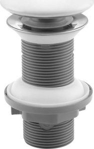 Isvea Umyvadlová výpust 5/4“, click-clack, keramická zátka, 20-70mm, bílá 38TP0161I