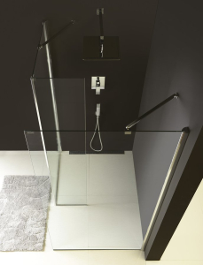 Polysan MODULAR SHOWER pevný panel k instalaci na stěnu modulu MS2, 600 mm, levý MS2B-60L