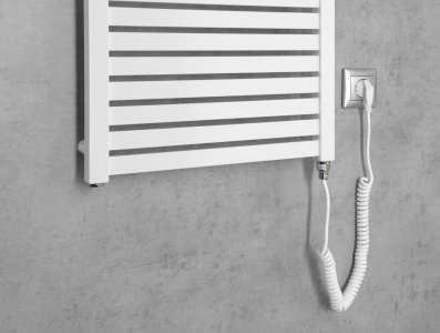 Aqualine TONDI-E elektrické otopné těleso rovné 450x1330 mm, 500 W, bílá DE470T