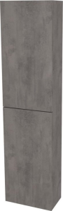 Mereo Aira, koupelnová skříňka 170 cm vysoká, levé otevírání, Multidecor, Beton tmavě šedý CN794LNBET2