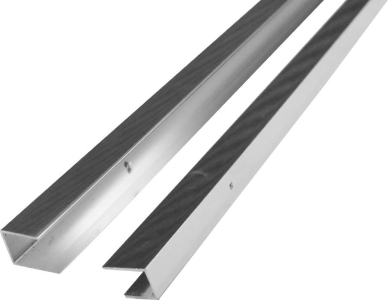 Mereo Fixační (stěnový) profil pro CK804xxK, CK809xxK, CK608xxxK, chrom ALU, 190 cm CKND250K1
