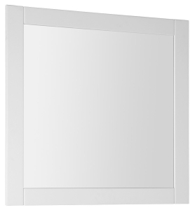 Aqualine FAVOLO zrcadlo v rámu 80x80cm, bílá mat FV080