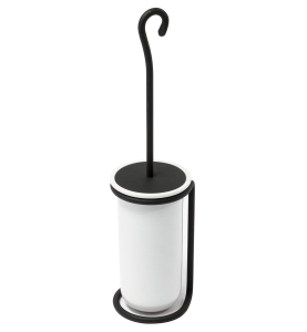 METAFORM REBECCA WC štětka na postavení, keramika, černá mat CC010