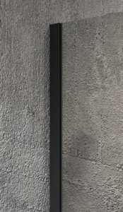 Gelco VARIO BLACK jednodílná sprchová zástěna k instalaci ke stěně, matné sklo, 1100 mm GX1411GX1014