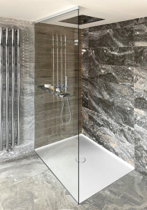 Polysan ARCHITEX sada pro uchycení skla, podlaha-stěna-strop, max. š. 1600mm, leštěný hliník AL2816