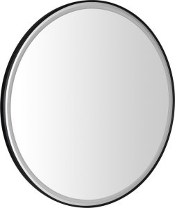 Sapho KADRIS kulaté zrcadlo s LED osvětlením ø 60cm, černá mat KD060
