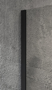 Gelco VARIO BLACK jednodílná sprchová zástěna k instalaci ke stěně, matné sklo, 700 mm GX1470GX1014