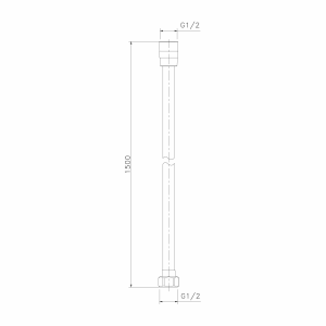 Sapho SOFTFLEX plastová sprchová hadice, 150cm, zlato mat 1208-19