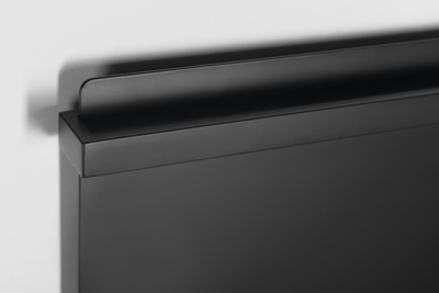 Sapho ELMIS elektrický sušák ručníků 400x800 mm, 120 W, hliník, černá mat EB430
