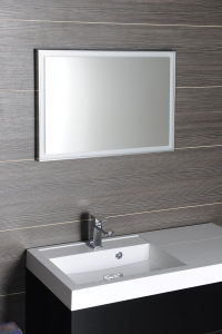 Sapho LUMINAR zrcadlo s LED osvětlením v rámu 90x50cm, chrom NL559