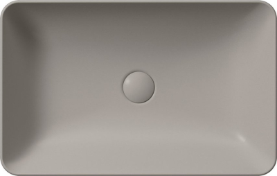 GSI NUBES keramické umyvadlo na desku 60x38cm, tortora mat 903605