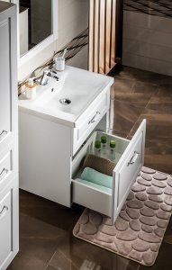 Aqualine FAVOLO umyvadlová skříňka 61, 5x72, 5x44cm, bílá mat FV265