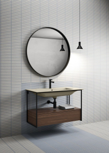 GSI PURA keramické umyvadlo Slim 102x46cm, creta mat 8886108