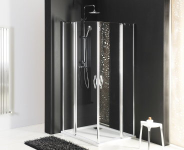 Gelco ONE sprchové dveře s pevnou částí 1100 mm, čiré sklo GO4811
