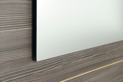 Sapho PLAIN zrcadlo s broušenou hranou 120x60cm, zakulacené rohy, CU free 1501-29