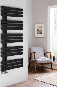 Sapho SILVANA otopné těleso 500x1236 mm, černá mat IR154B