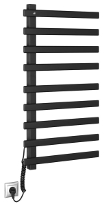 Sapho ELCOR elektrický sušák ručníků 480x920x50 mm, 128 W, černá mat EB460
