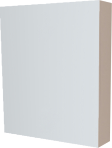 Mereo Koupelnová skříňka zrcadlová 60 cm, galerka, 1x dvířka levá, Multidecor, Šedý kámen CN798G61SEKA