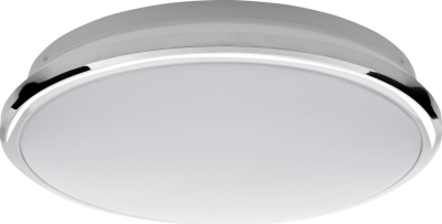 Sapho SILVER stropní LED svítidlo pr.28cm, 10W, 230V, denní bílá, chrom AU460