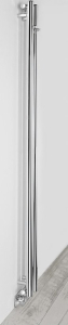 Sapho PILON otopné těleso 122x1800mm, se dvěma háčky pro ručník, chrom IZ123T