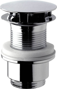 Omp Tea Umyvadlová výpust 5/4“, neuzavíratelná, velká zátka, 30-45mm, chrom 147.555.5