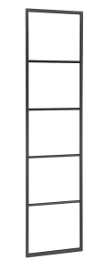 Sapho SKA sušák ručníků na opření 420x1700x20mm, černá mat SKA551