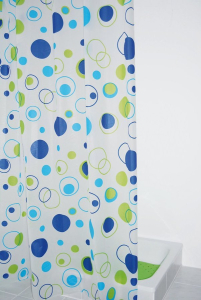 Aqualine Sprchový závěs 180x200cm, vinyl, bubliny ZV027