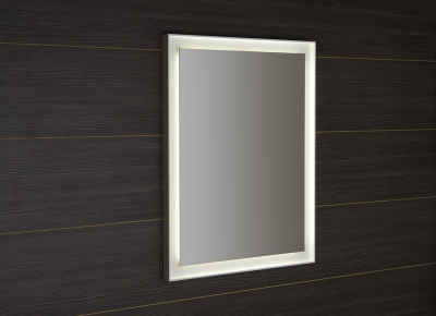 Sapho FLUT zrcadlo s LED podsvícením 90x70cm, bílá FT090
