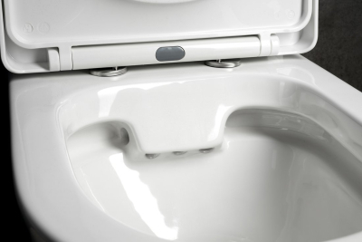 Aqualine JALTA HYGIE WC kombi s umývátkem, Rimless, spodní/zadní odpad, bílá PB103H