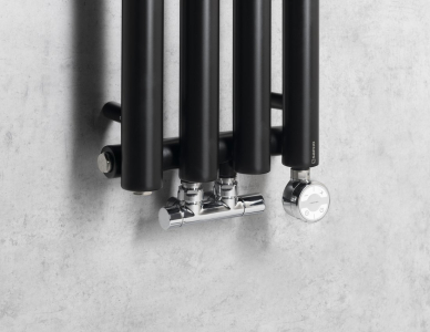 Sapho PILON otopné těleso 270x1800mm, se čtyřmi háčky pro ručník, černá mat IZ122T