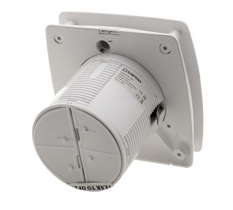 Sapho LEX koupelnový ventilátor axiální, 15W, potrubí 100mm, bílá LX101