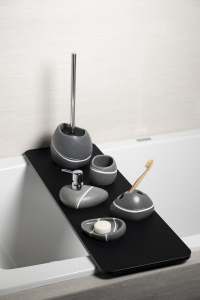 Ridder LITTLE ROCK WC štětka na postavení, šedá 22190407