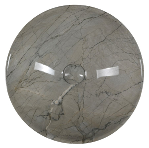 Sapho DALMA keramické umyvadlo na desku, Ø 42 cm, grigio MM113