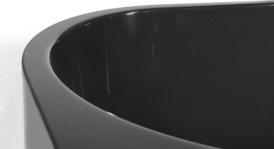 Polysan ASTRA L MONOLITH asymetrická vana 160x75x60cm, šedá 33611M.30