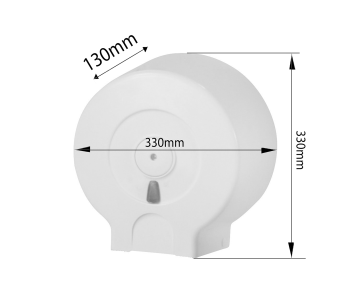 MARPLAST Zásobník na toaletní papír max. Ø 29cm, ABS, bílá 608