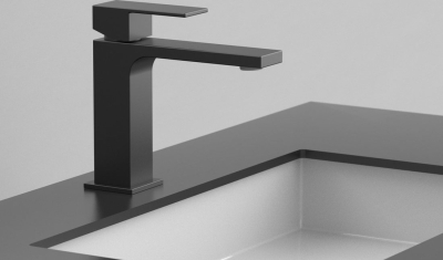 Sapho CUBEMIX stojánková umyvadlová baterie, černá mat CM002B