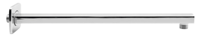 Aqualine Sprchové ramínko hranaté nízké, 400mm, chrom TQ043