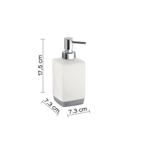 Gedy LUCY dávkovač mýdla na postavení, 350 ml, keramika LY80