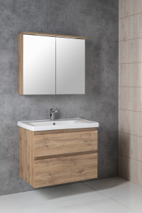 Aqualine ALTAIR umyvadlová skříňka 86, 5x60x45cm, dub emporio AI390