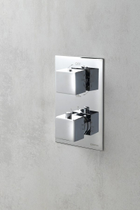 Sapho Podomítková sprchová termostatická baterie, box, 3 výstupy, chrom 1102-63
