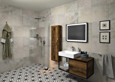 Polysan ARCHITEX sada pro uchycení skla, podlaha-stěna, max. š. 1200mm, leštěný hliník AL2112