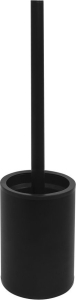 Sapho X-ROUND BLACK WC štětka na postavení, černá mat XR306B
